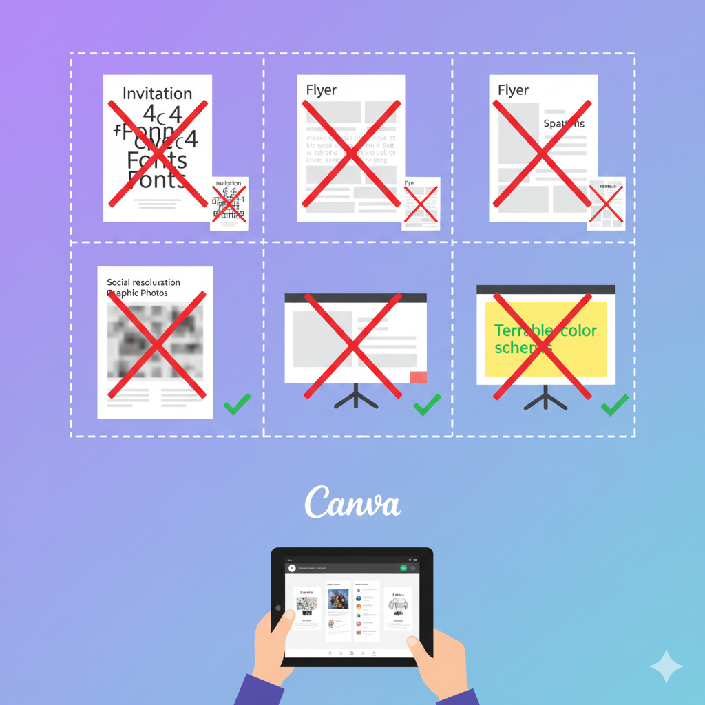 5 Kesalahan Umum Pemula Saat Mendesain di Canva