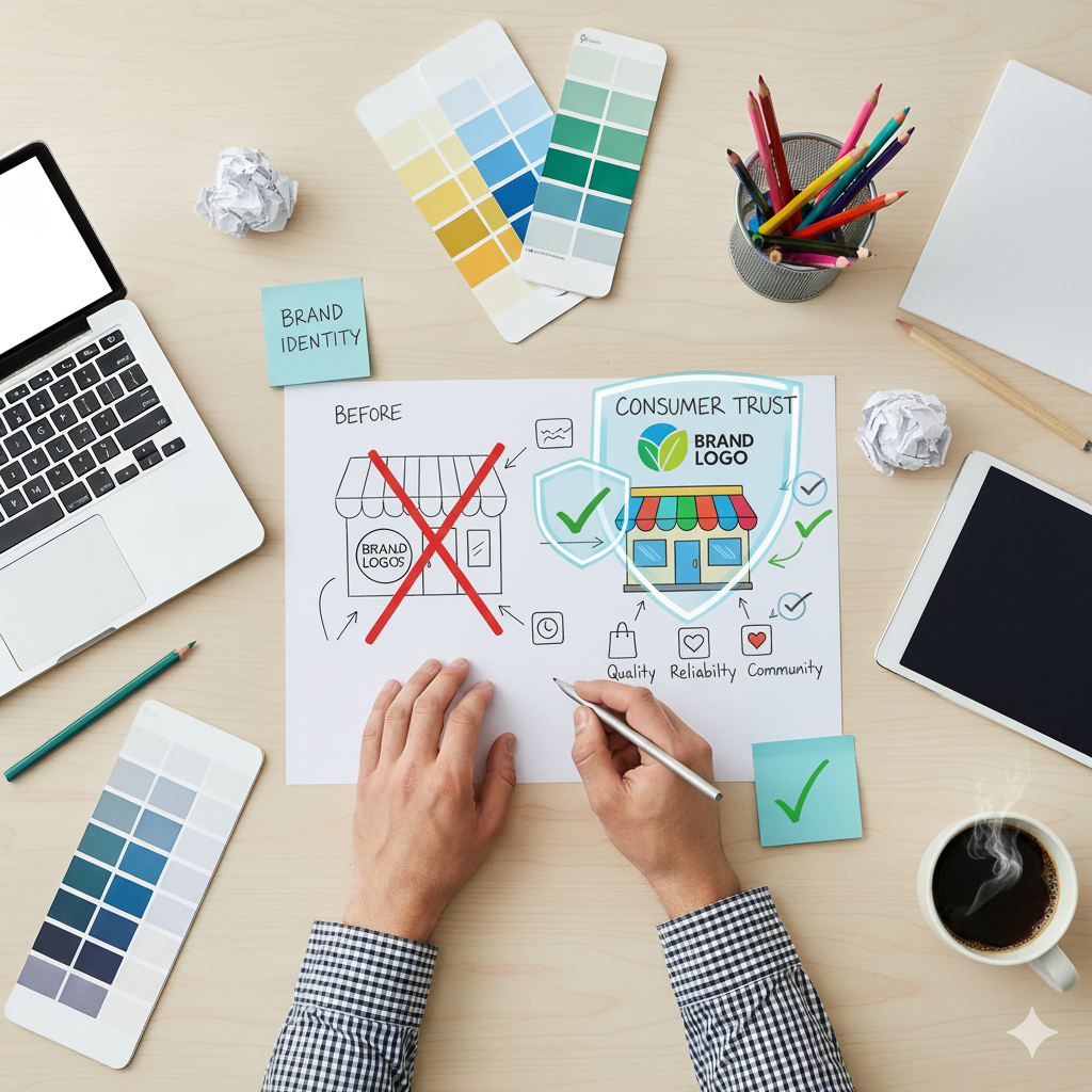 Bagaimana Logo Bisa Membangun Kepercayaan Konsumen