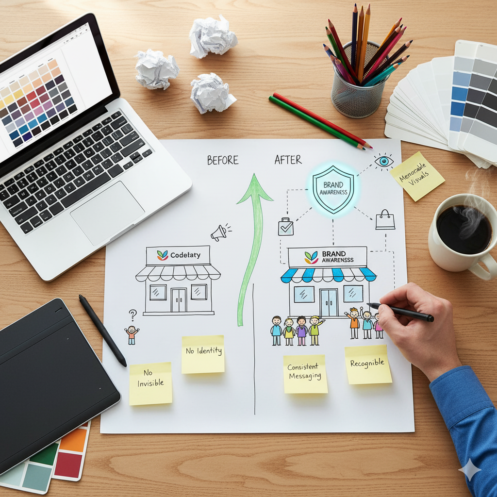 Fungsi Desain Grafis dalam Membuat Brand Awareness