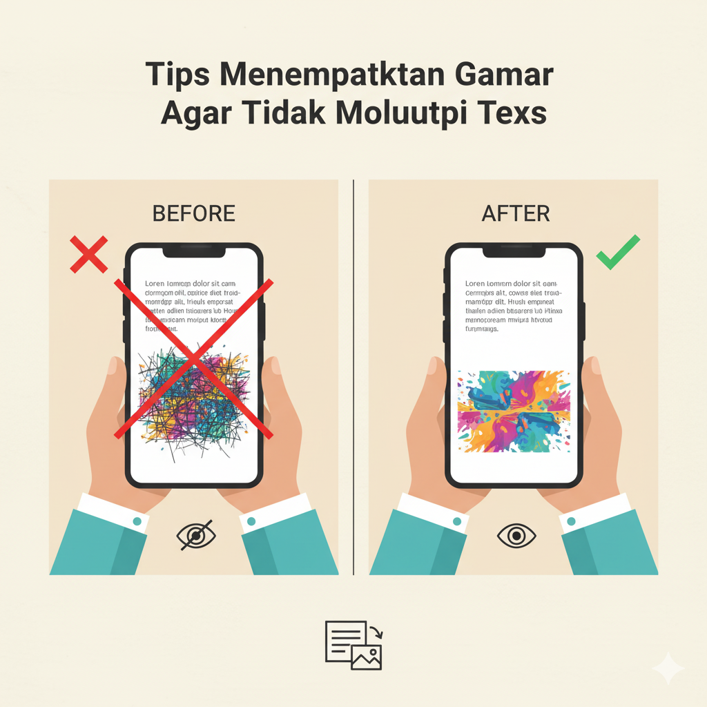 Tips Menempatkan Gambar Agar Tidak Menutupi Teks