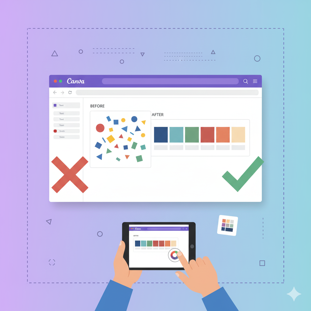 Cara Membuat Palet Warna di Canva