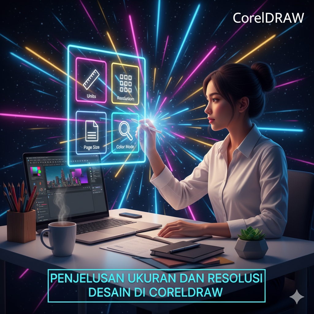 Penjelasan Ukuran dan Resolusi Desain di CorelDRAW