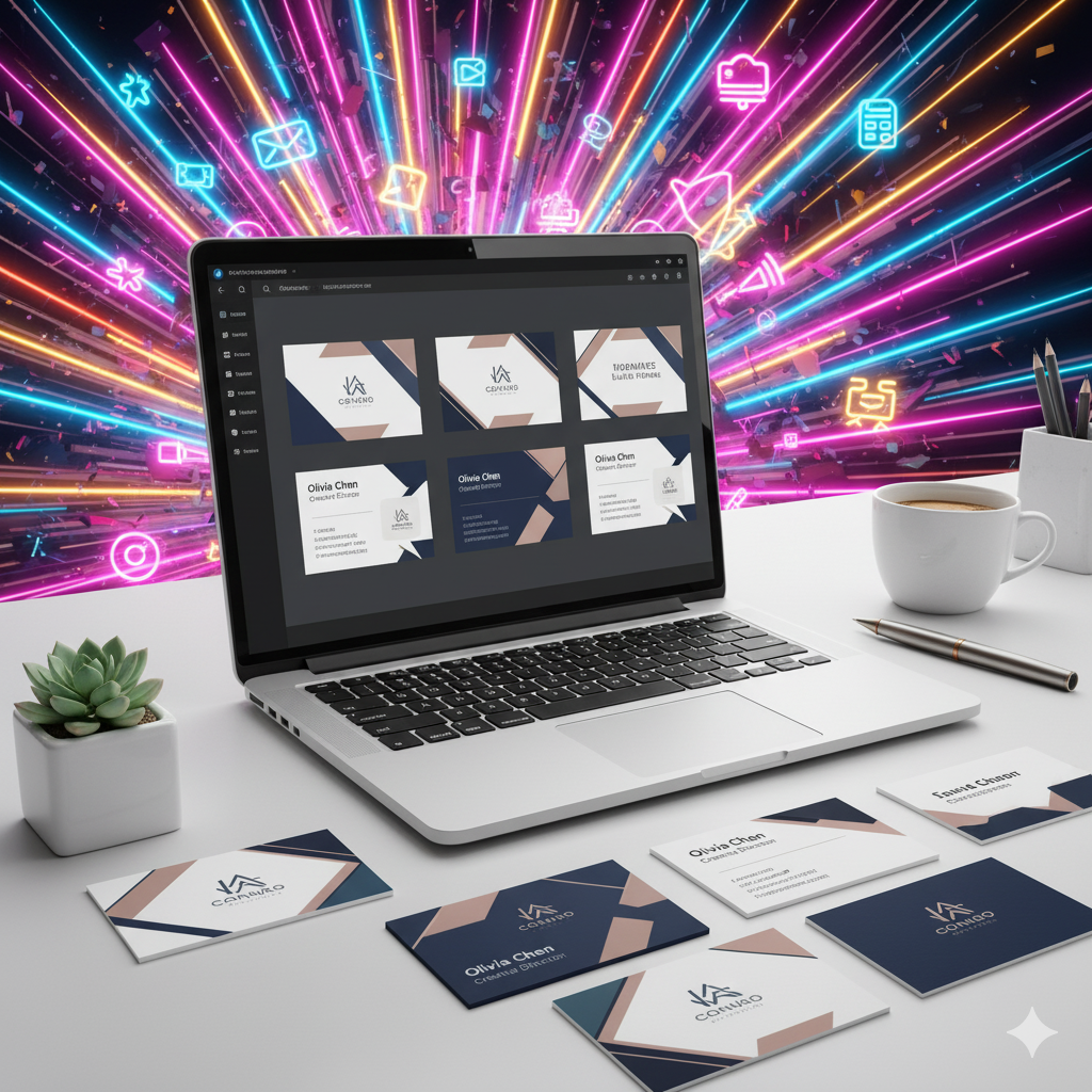 Desain Kartu Nama Profesional di Canva
