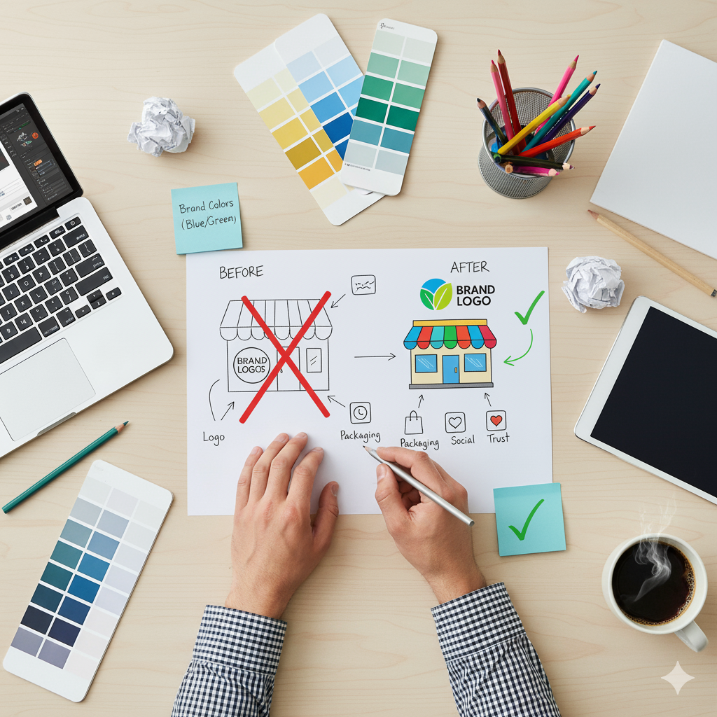 Peran Desain Grafis dalam Branding UMKM