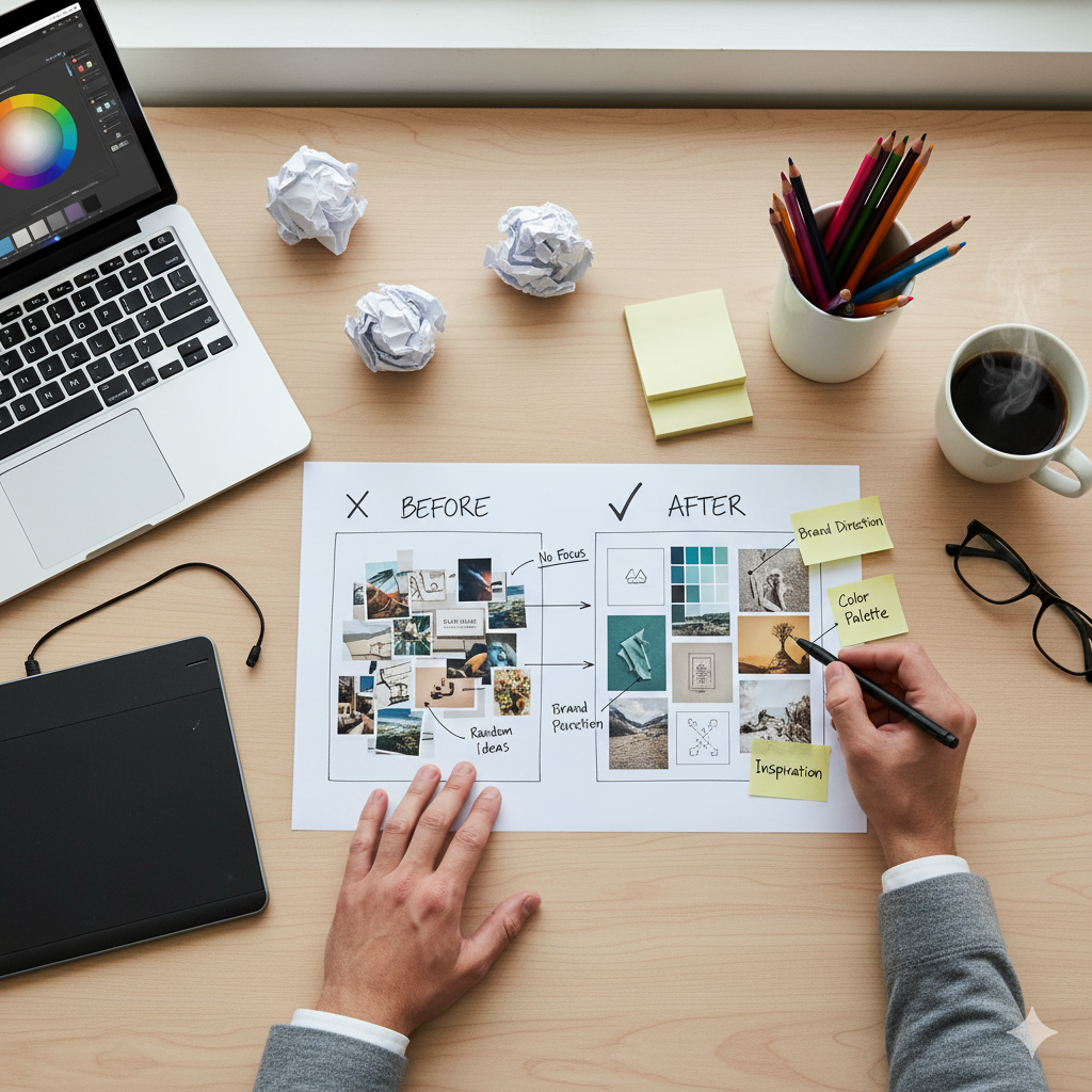 Bagaimana Membuat Moodboard Desain