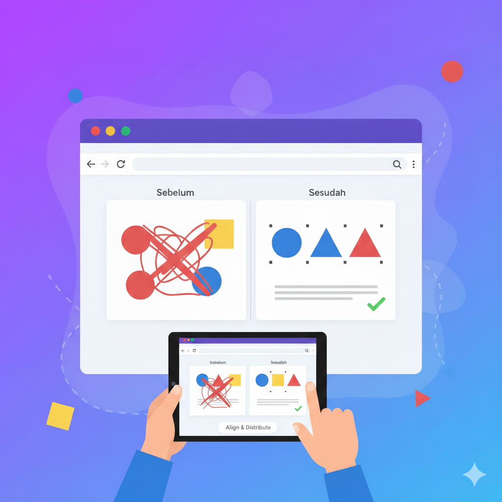 Cara Menyelaraskan Elemen Desain Secara Cepat