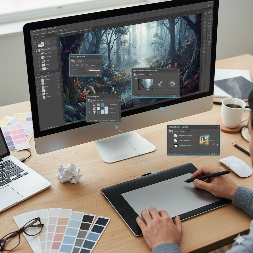 Fitur Photoshop yang Wajib Diketahui Pemula