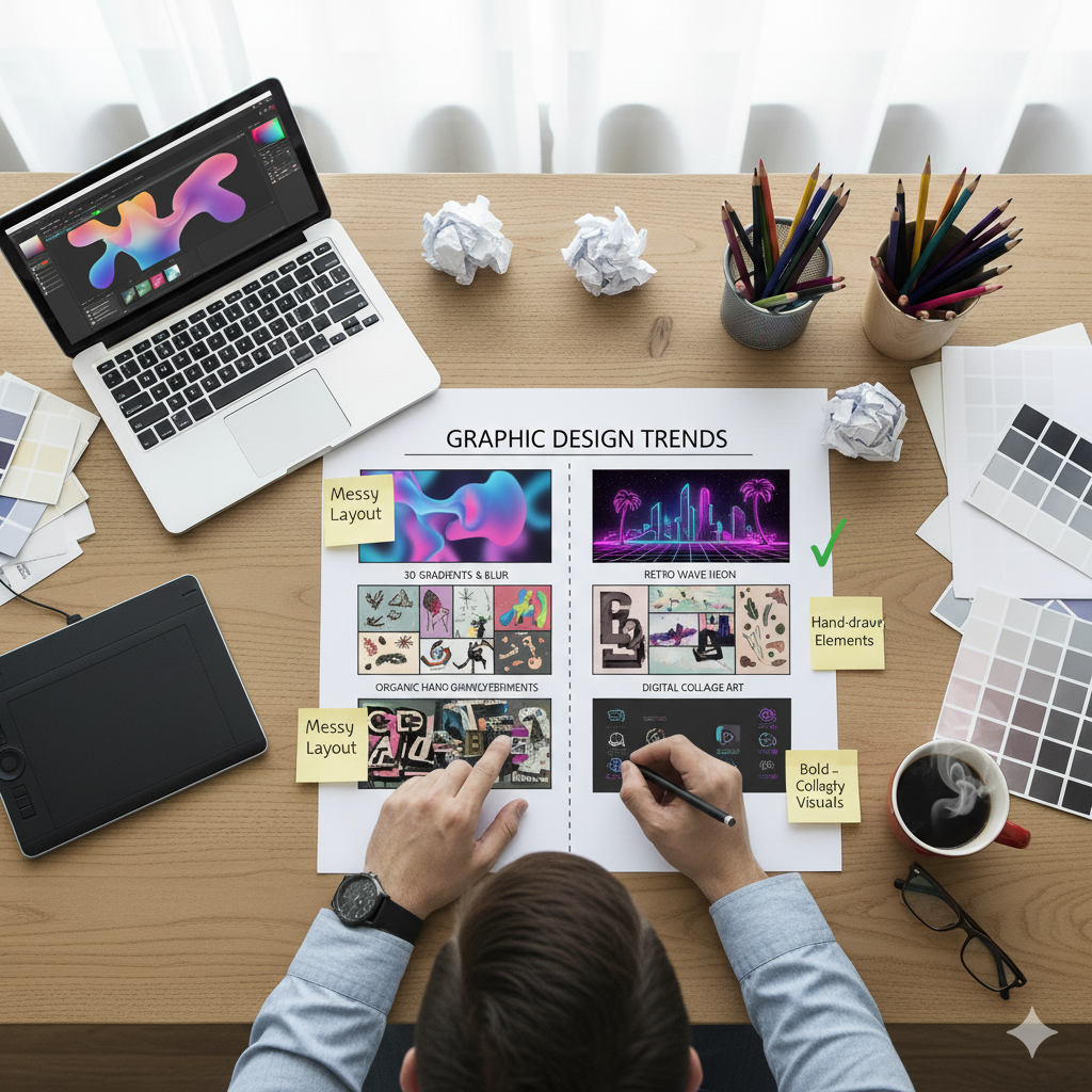 Tren Desain Grafis yang Populer Tahun Ini