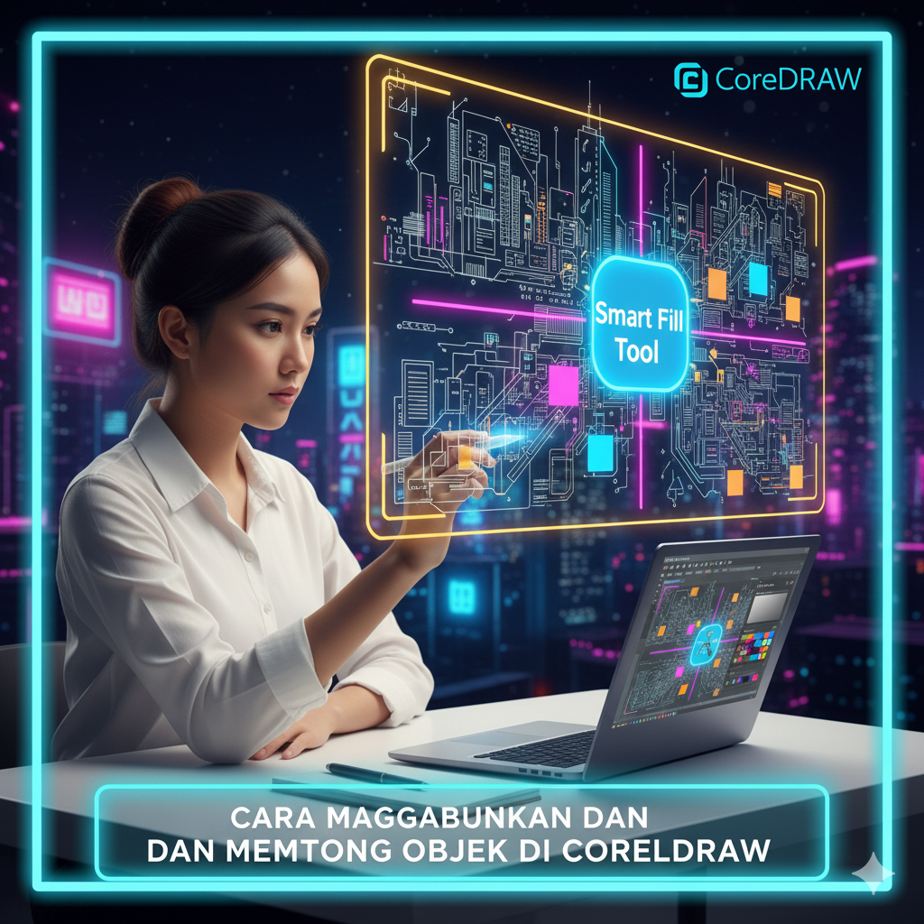 Fungsi Smart Fill Tool untuk Pewarnaan Objek