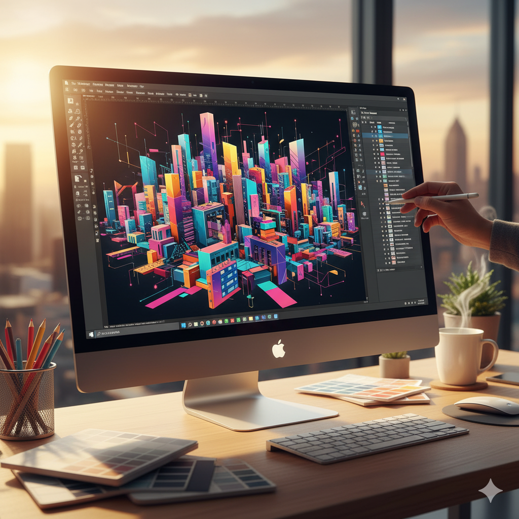 Teknik Mengatur Layer untuk Desain Kompleks