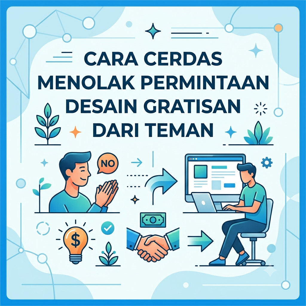 Cara Cerdas Menolak Permintaan Desain Gratisan dari Teman