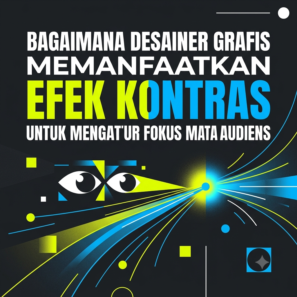 Memanfaatkan Efek Kontras untuk Mengatur Fokus Mata Audiens