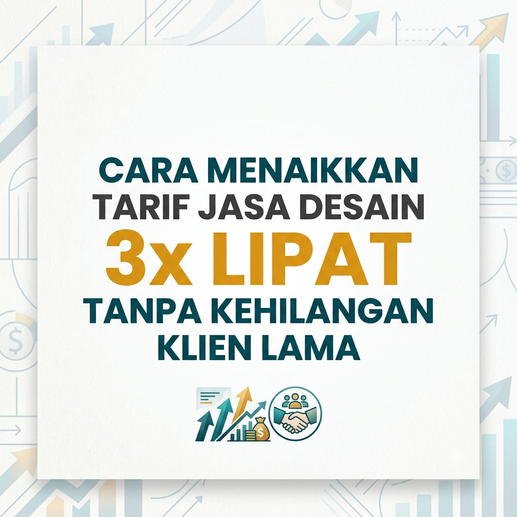 Menaikkan Tarif Jasa Desain 3x Lipat Tanpa Kehilangan Klien