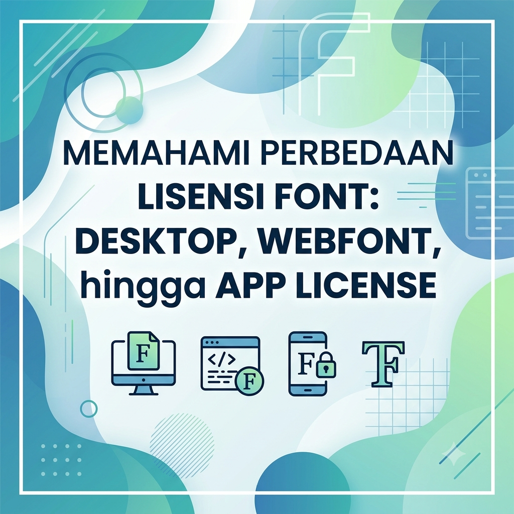 Memahami Perbedaan Lisensi Font: Desktop,