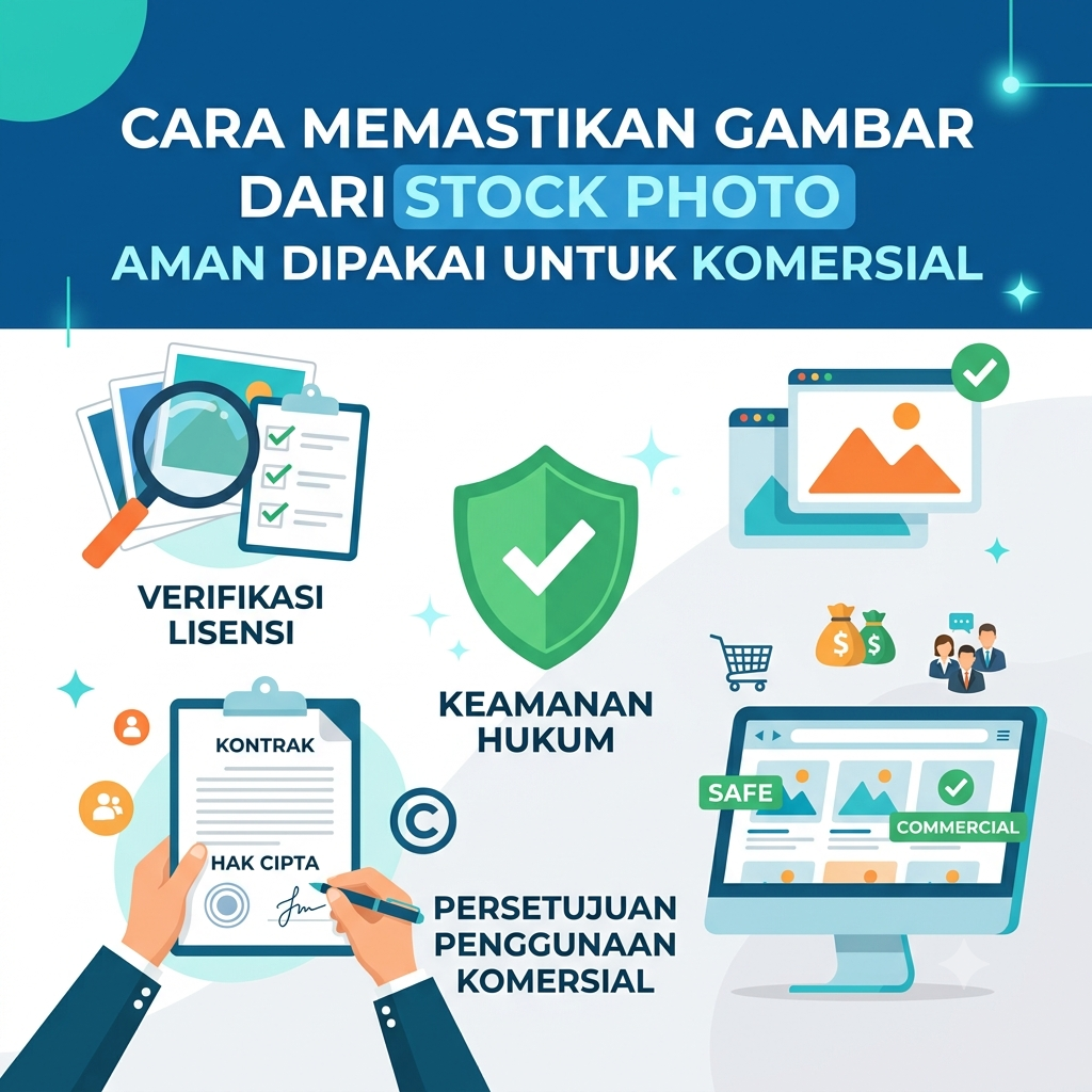 Cara Memastikan Gambar dari Stock Photo Aman Dipakai