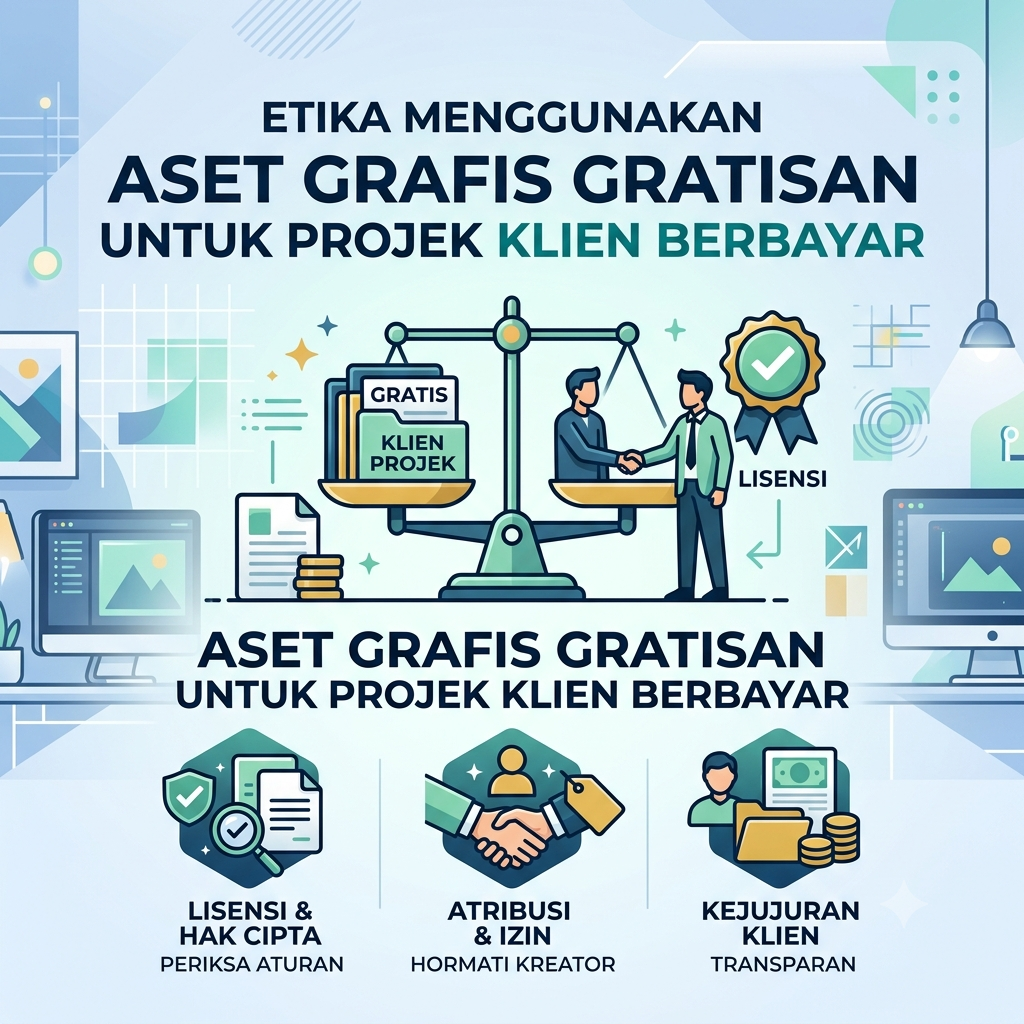 Aset Grafis Gratisan untuk Projek Klien Berbayar