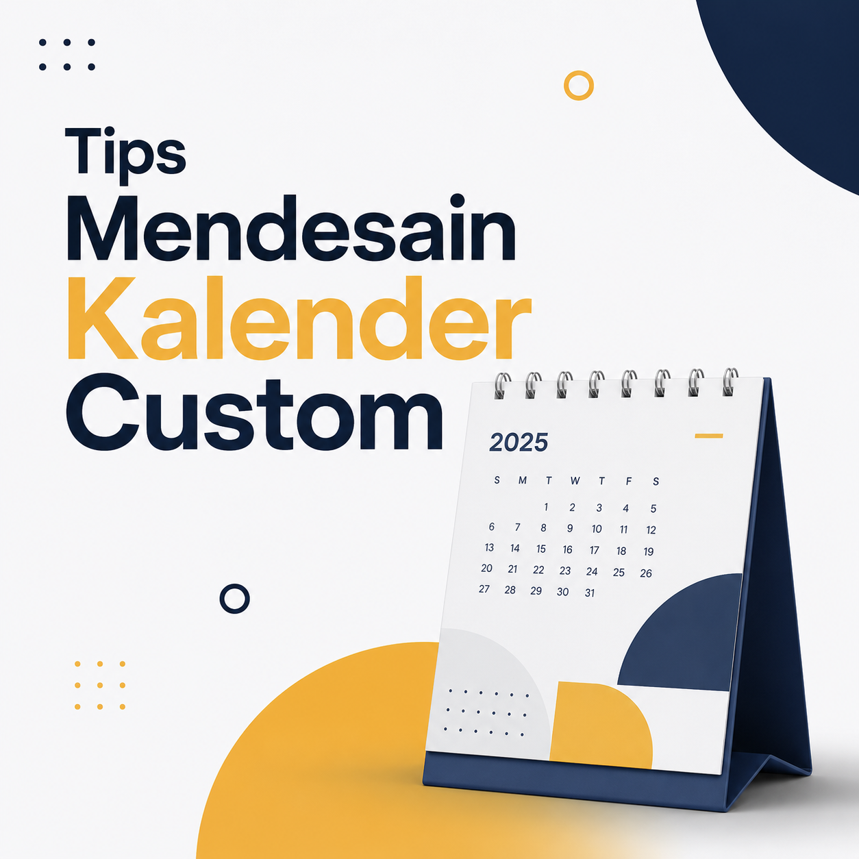 Tips Mendesain Kalender Custom