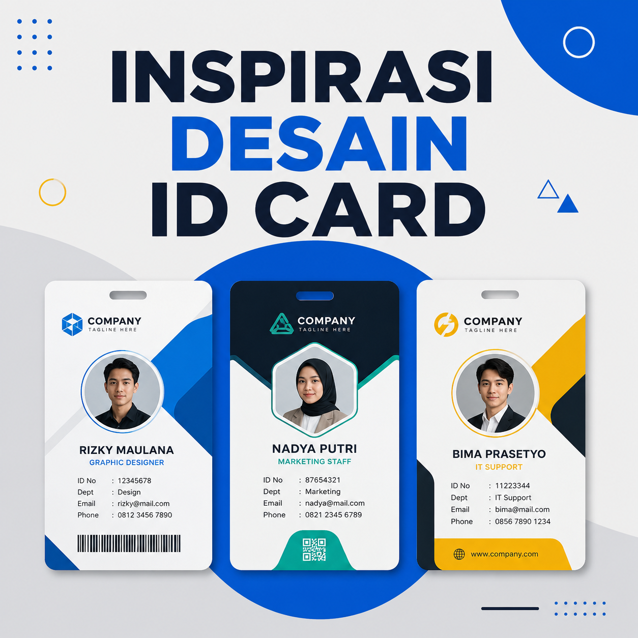 Inspirasi Desain Id Card