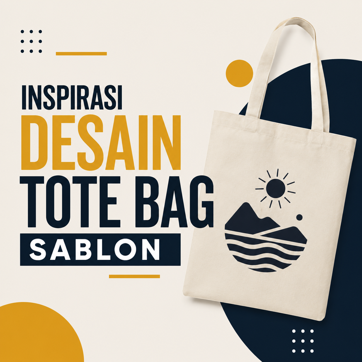 Inspirasi Desain Tote Bag Sablon