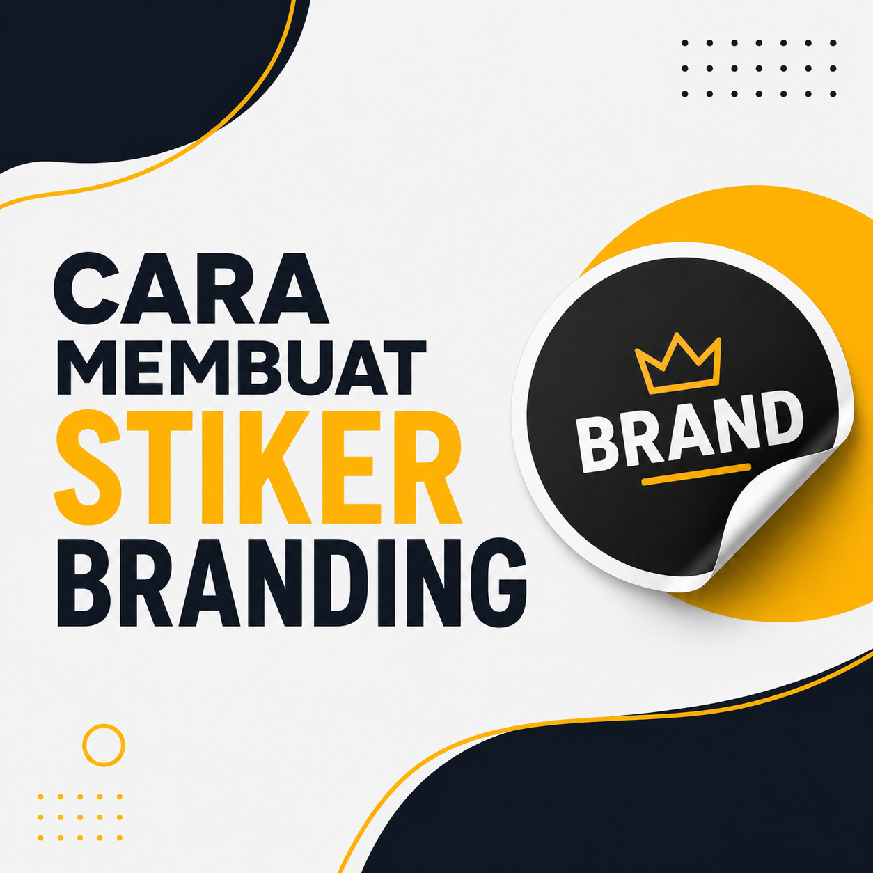 Cara Membuat Stiker Branding