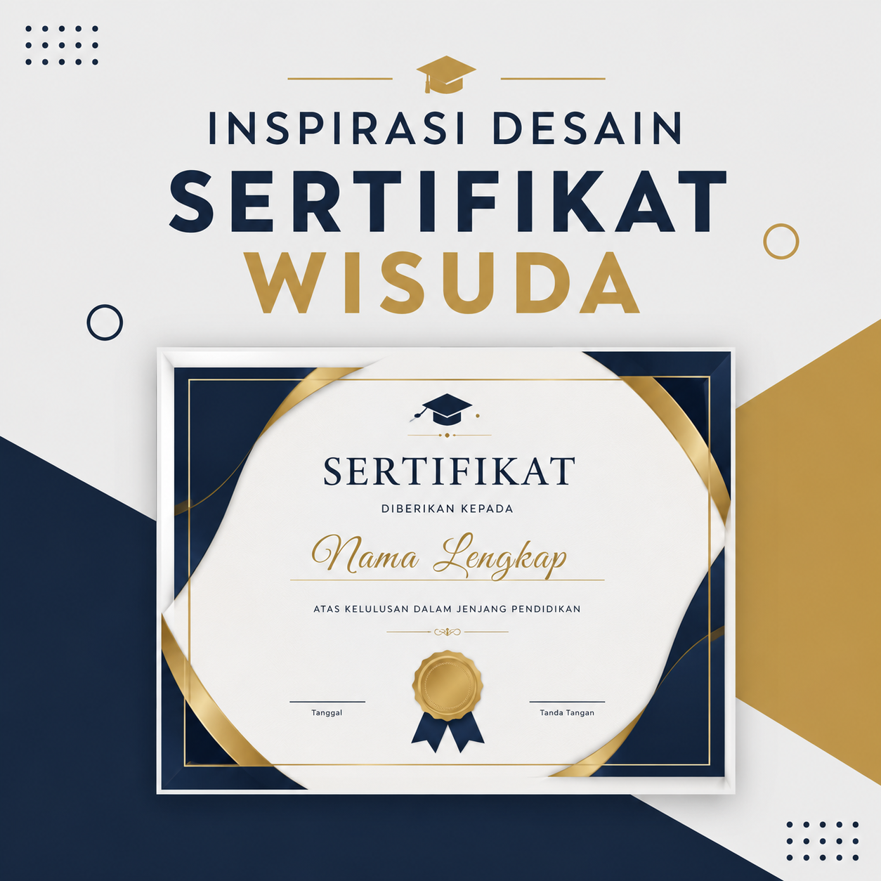 Inspirasi Desain Sertifikat Wisuda