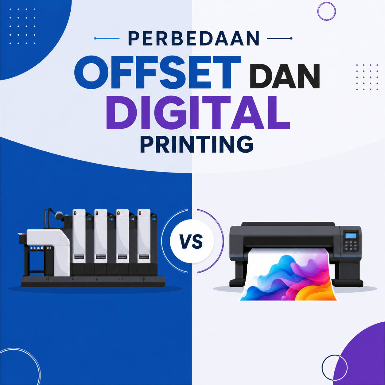 Perbedaan Offset dan Digital Printing
