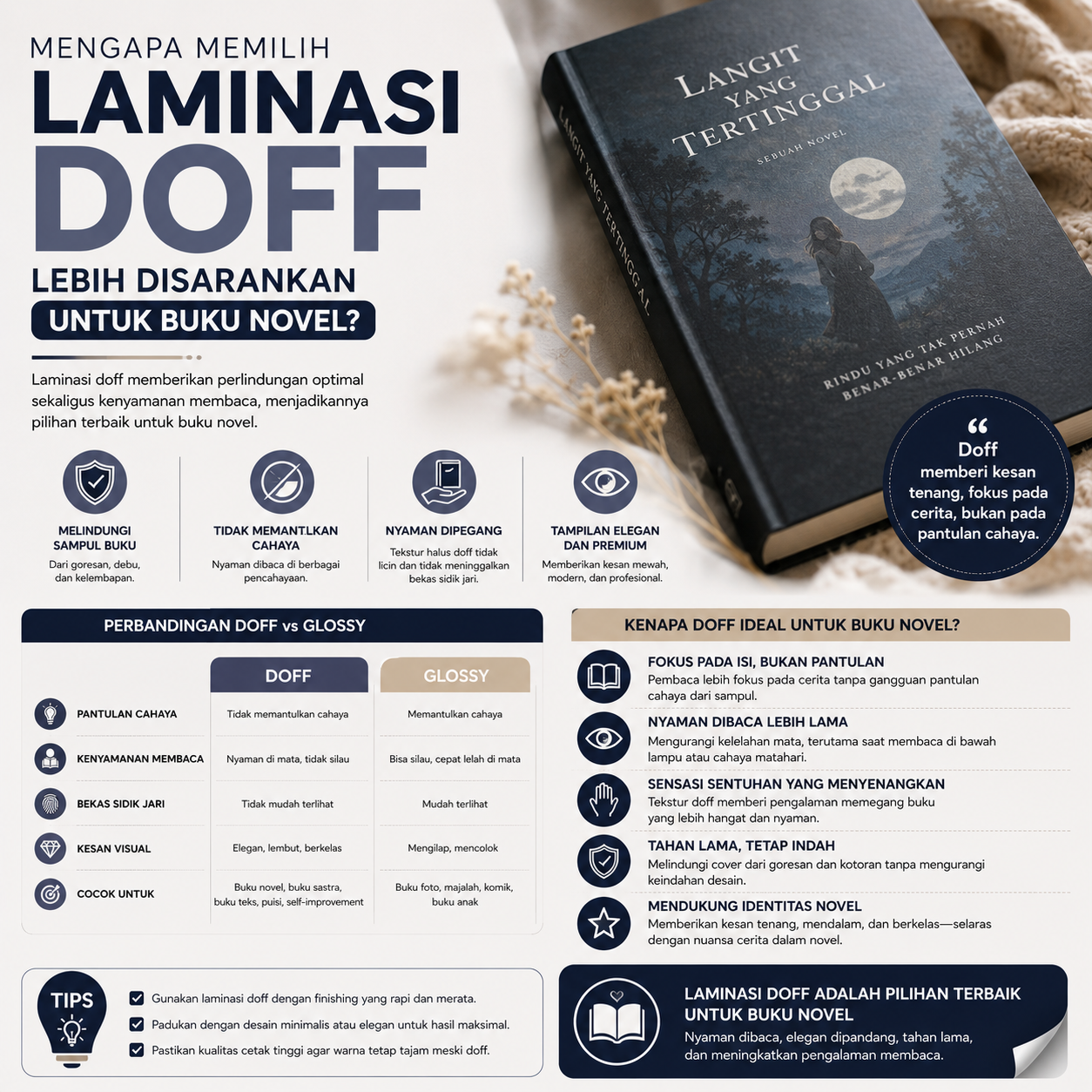 Mengapa Memilih Laminasi Doff