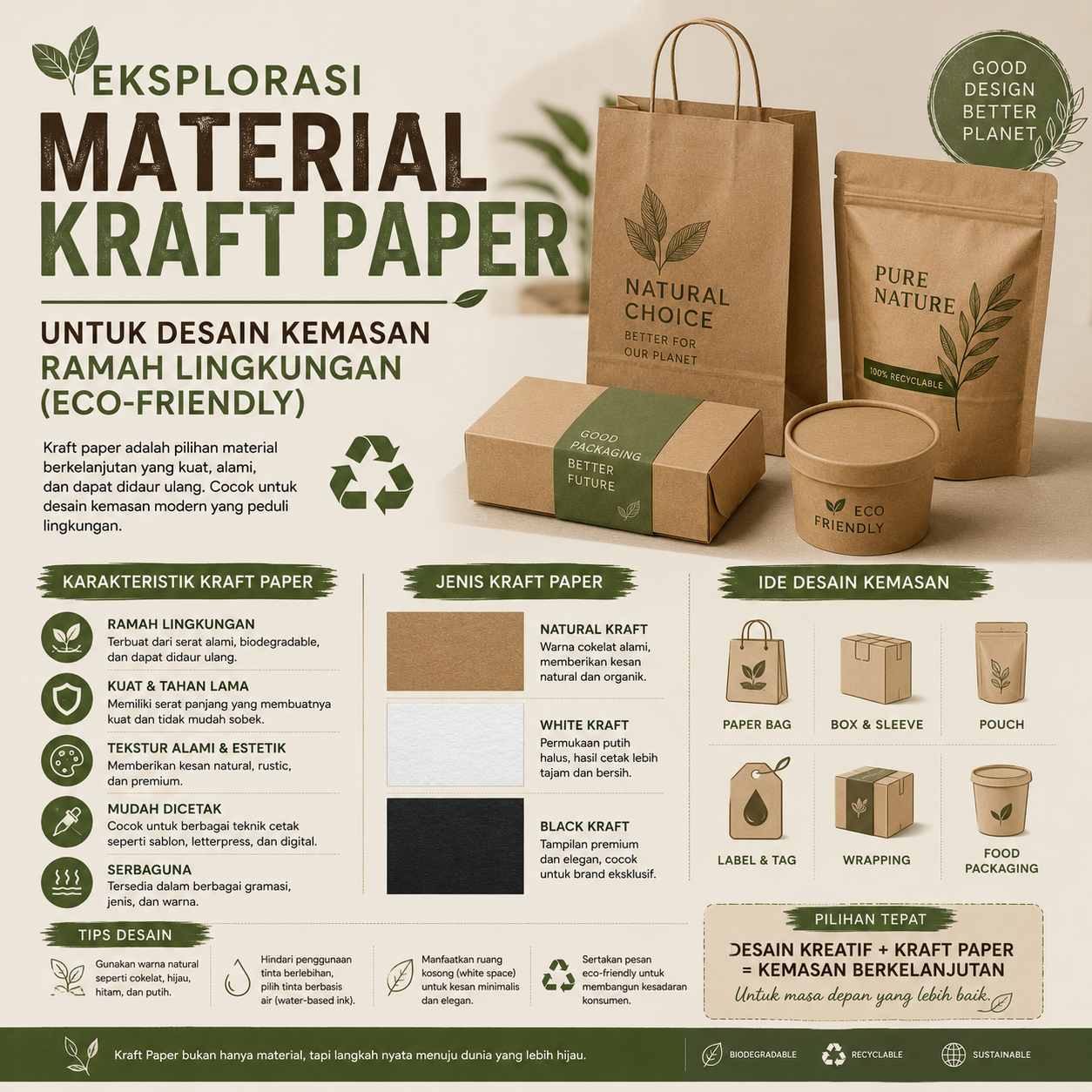Eksplorasi Material Kraft Paper