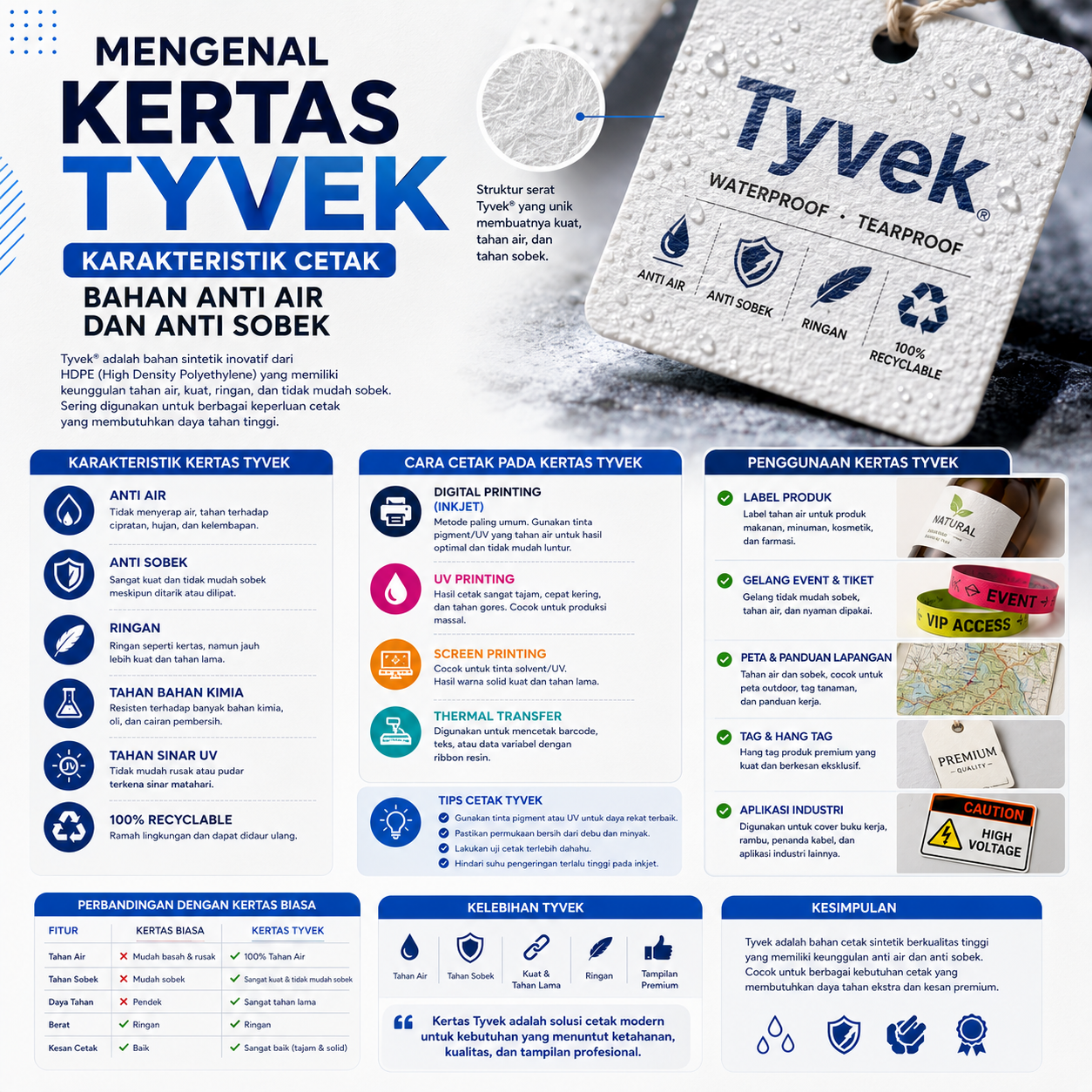 Mengenal Kertas Tyvek: