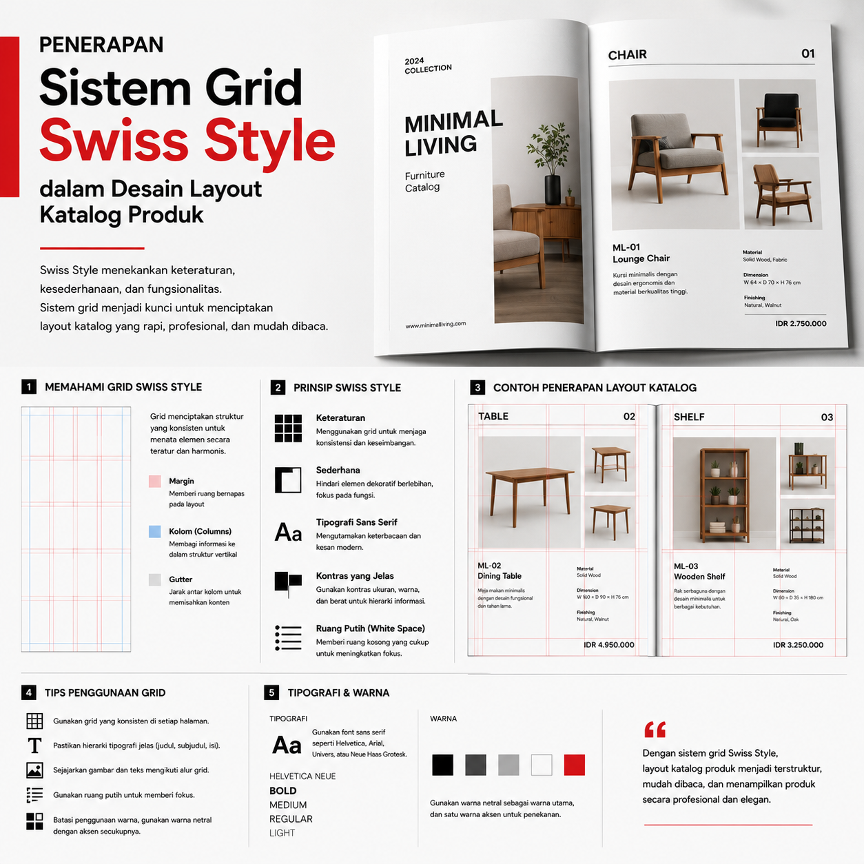 Penerapan Sistem Grid Swiss
