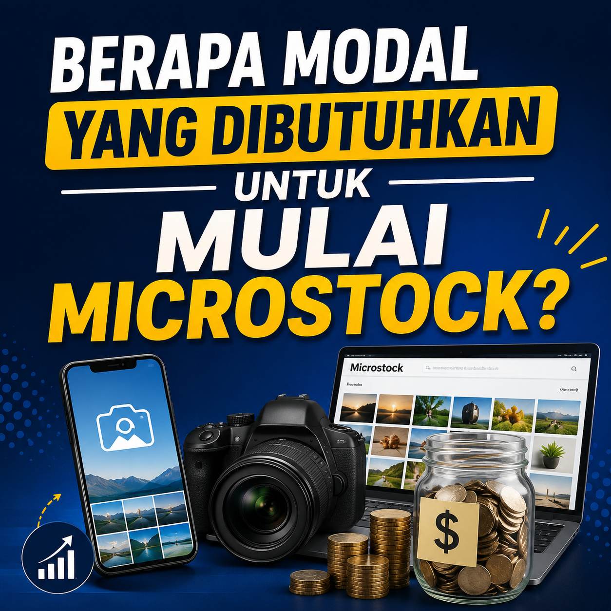 Berapa Modal yang Dibutuhkan untuk Mulai Microstock?