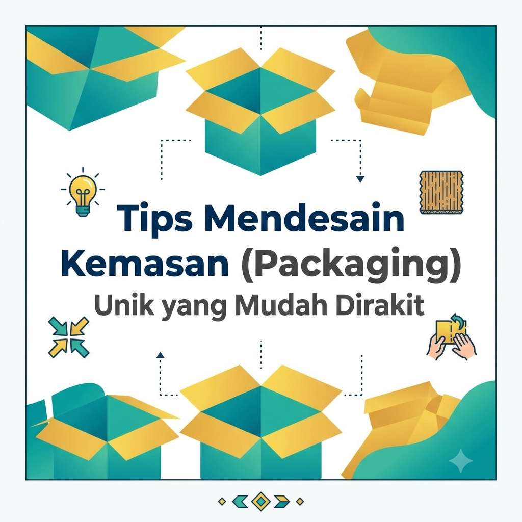Tips Mendesain Kemasan (Packaging) Unik yang Mudah Dirakit