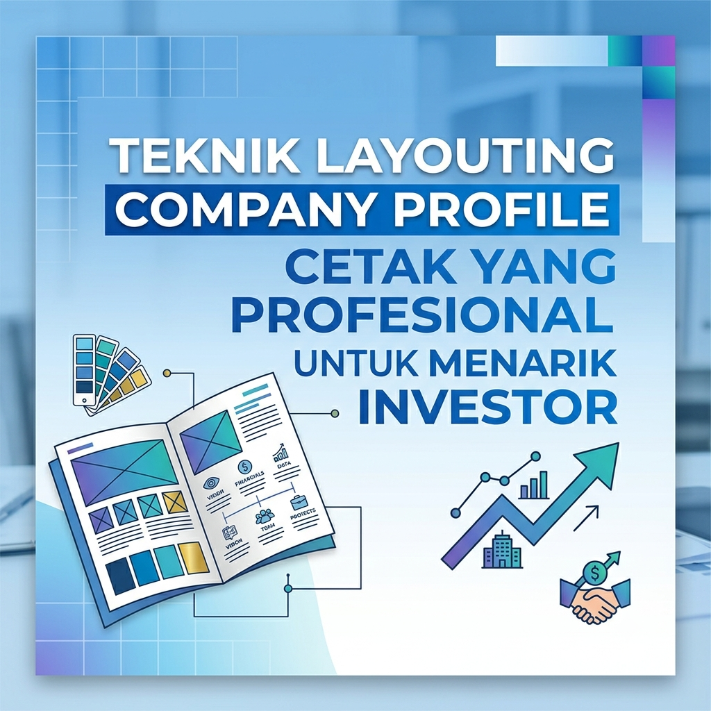 eknik Layouting Company Profile Cetak