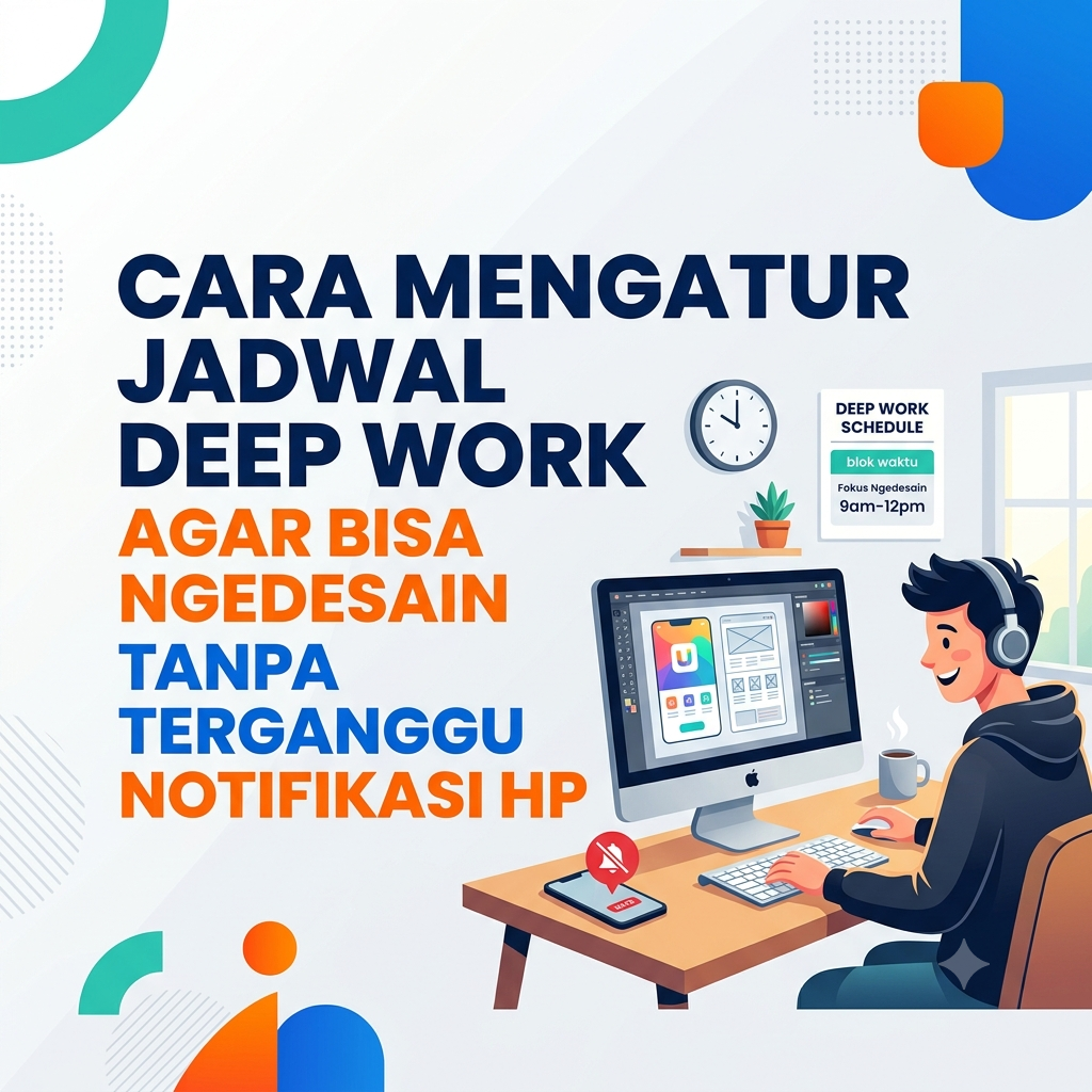 Cara Mengatur Jadwal Deep Work Agar Bisa Ngedesain