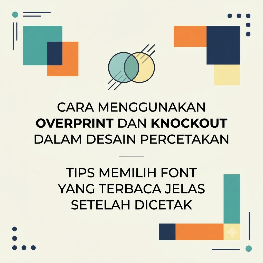 Tips Memilih Font yang Terbaca Jelas Setelah Dicetak