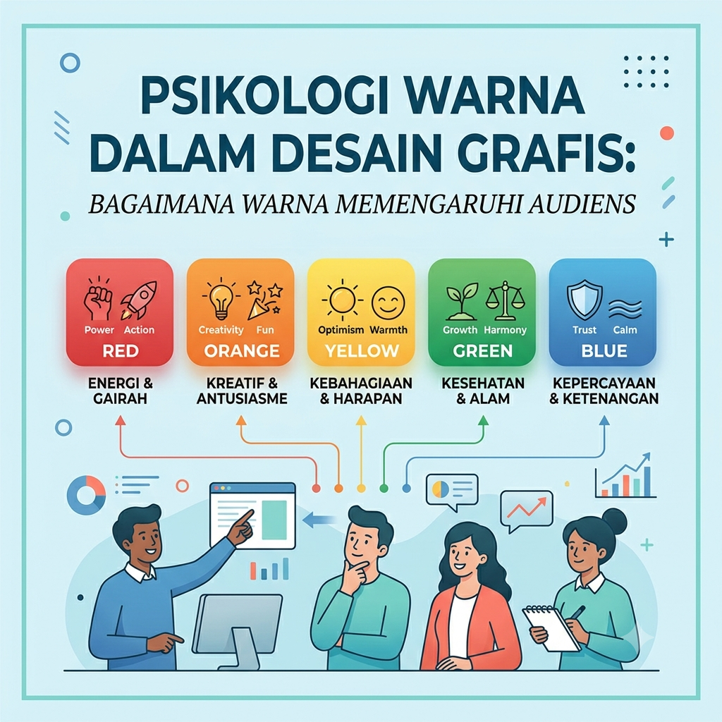 Psikologi Warna dalam Desain Grafis