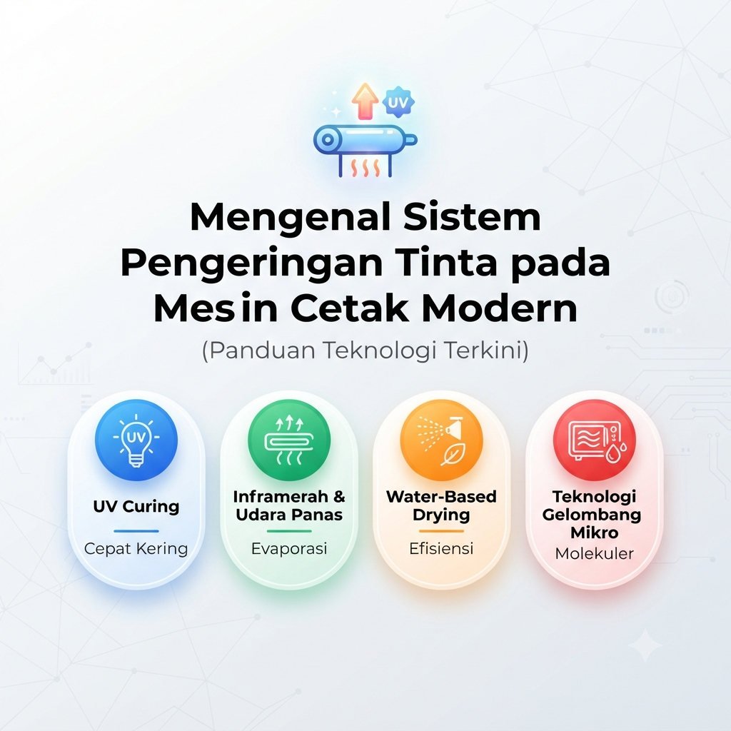 Mengenal Sistem Pengeringan Tinta pada Mesin Cetak Modern