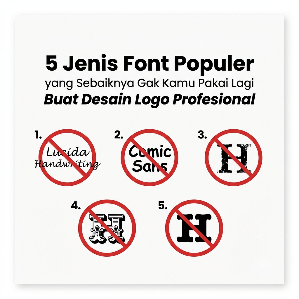Sebaiknya Gak Kamu Pakai Lagi Buat Desain Logo Profesional