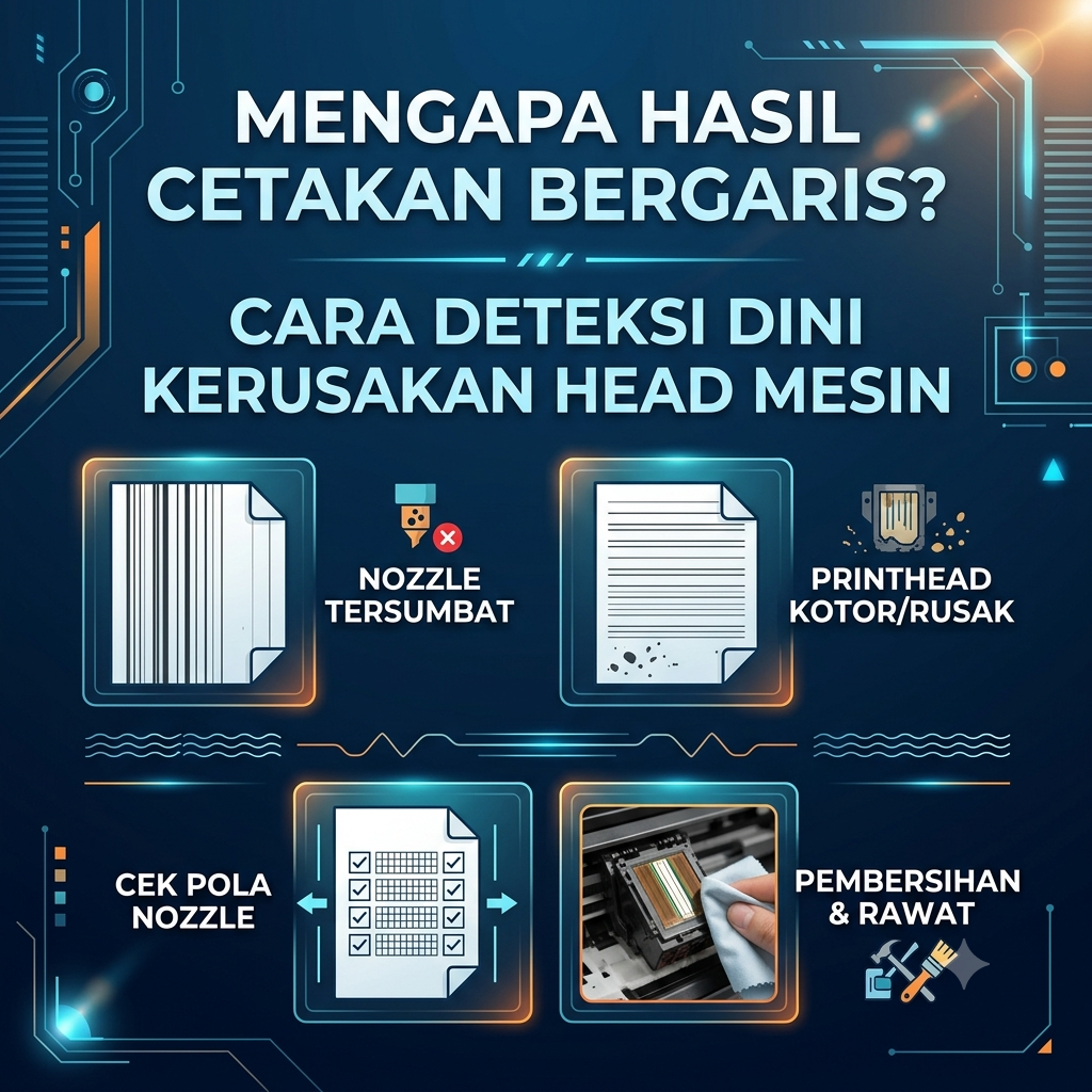 Mengapa Hasil Cetakan Bergaris? Cara Deteksi
