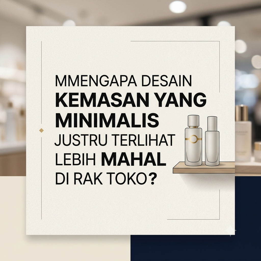 Mengapa Desain yang Minimali Tserlihat Lebih Mahal di Rak Toko