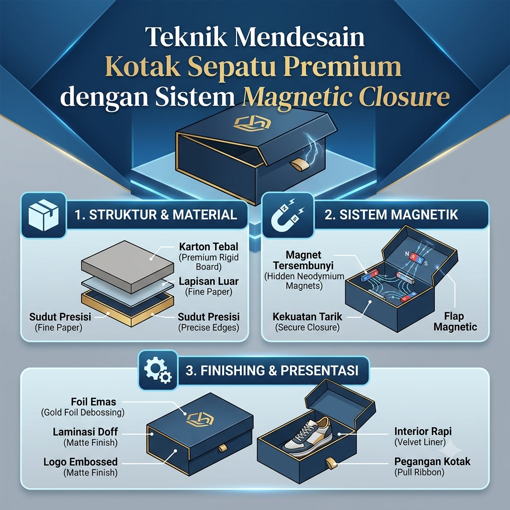 Teknik Mendesain Kotak Sepatu Premium dengan Sistem