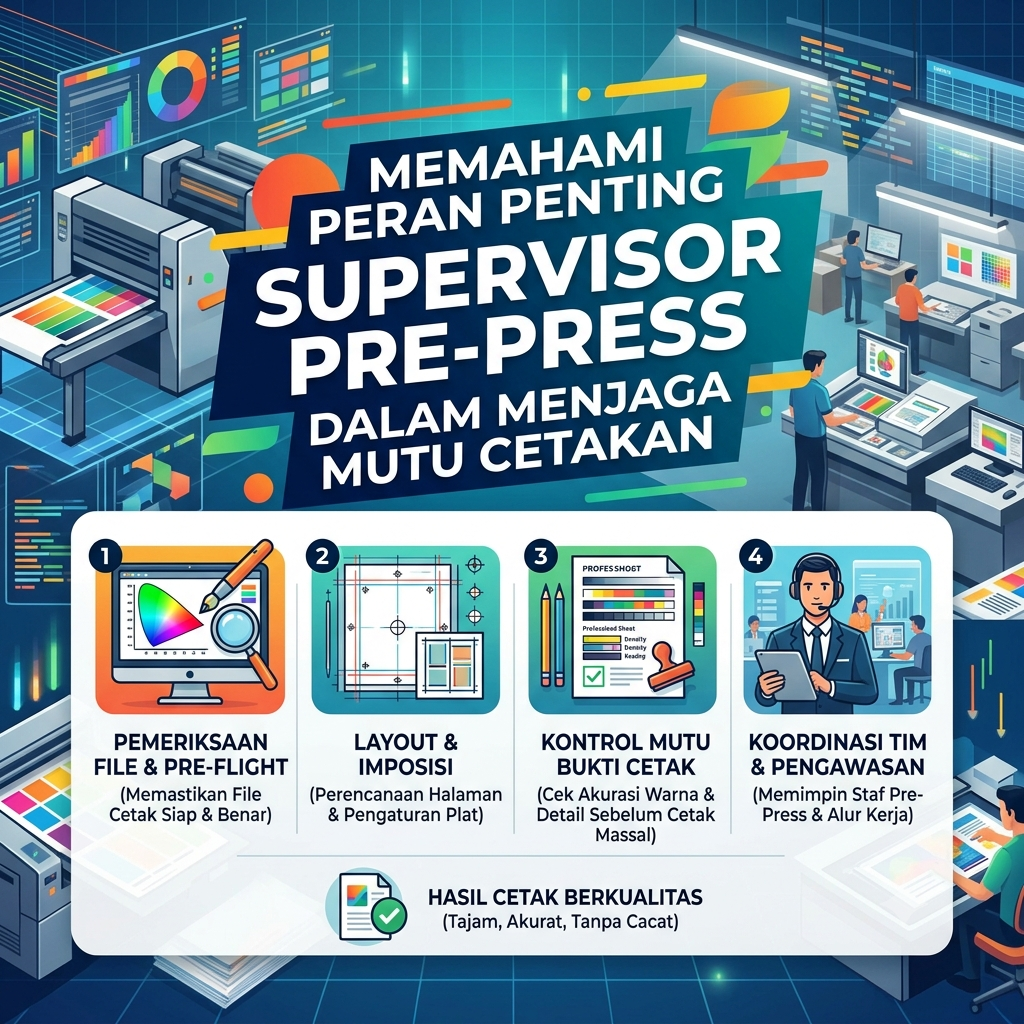 Memahami Peran Penting Supervisor Pre-Press dalam Menjaga