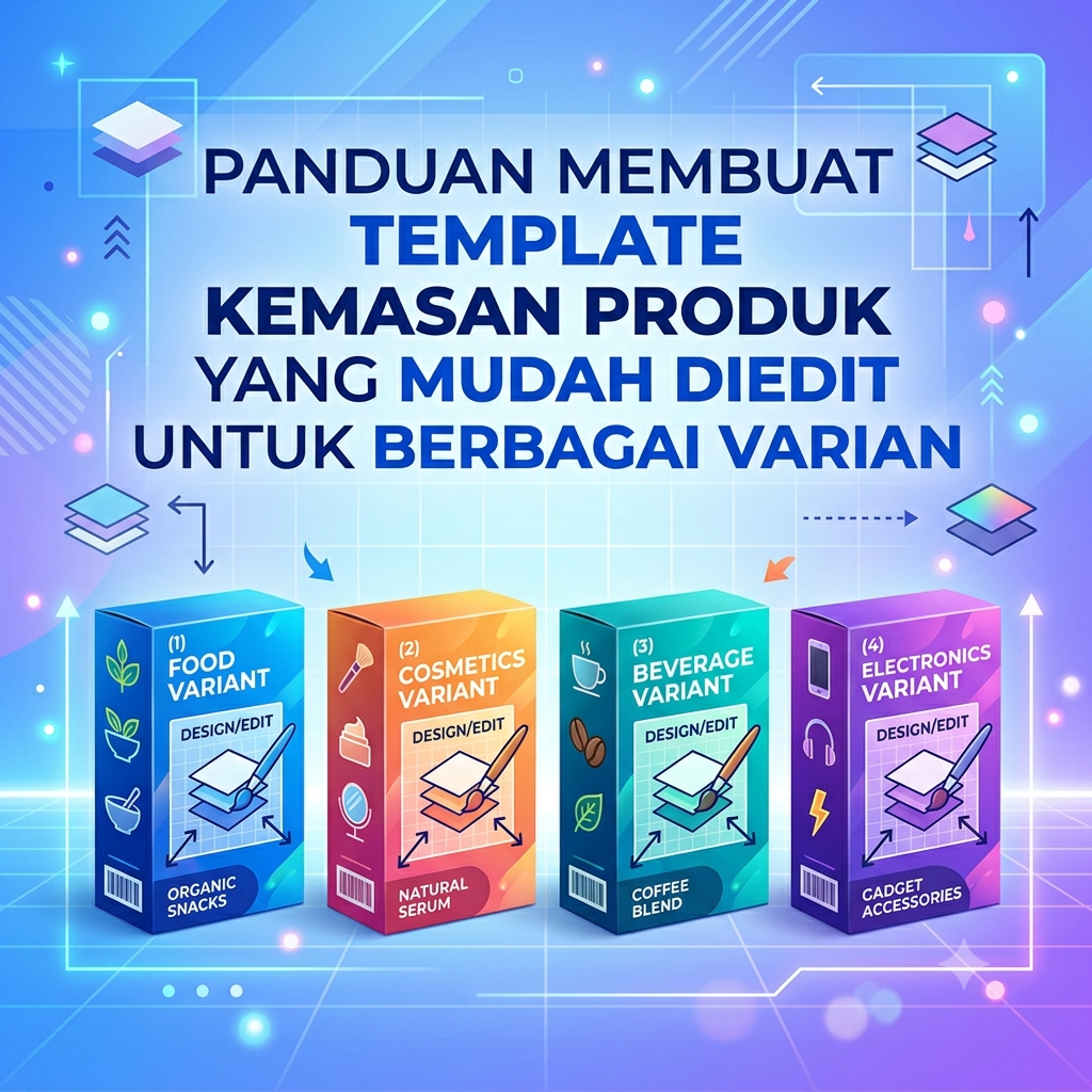 Panduan Membuat Template Kemasan Produk yang Mudah Diedit