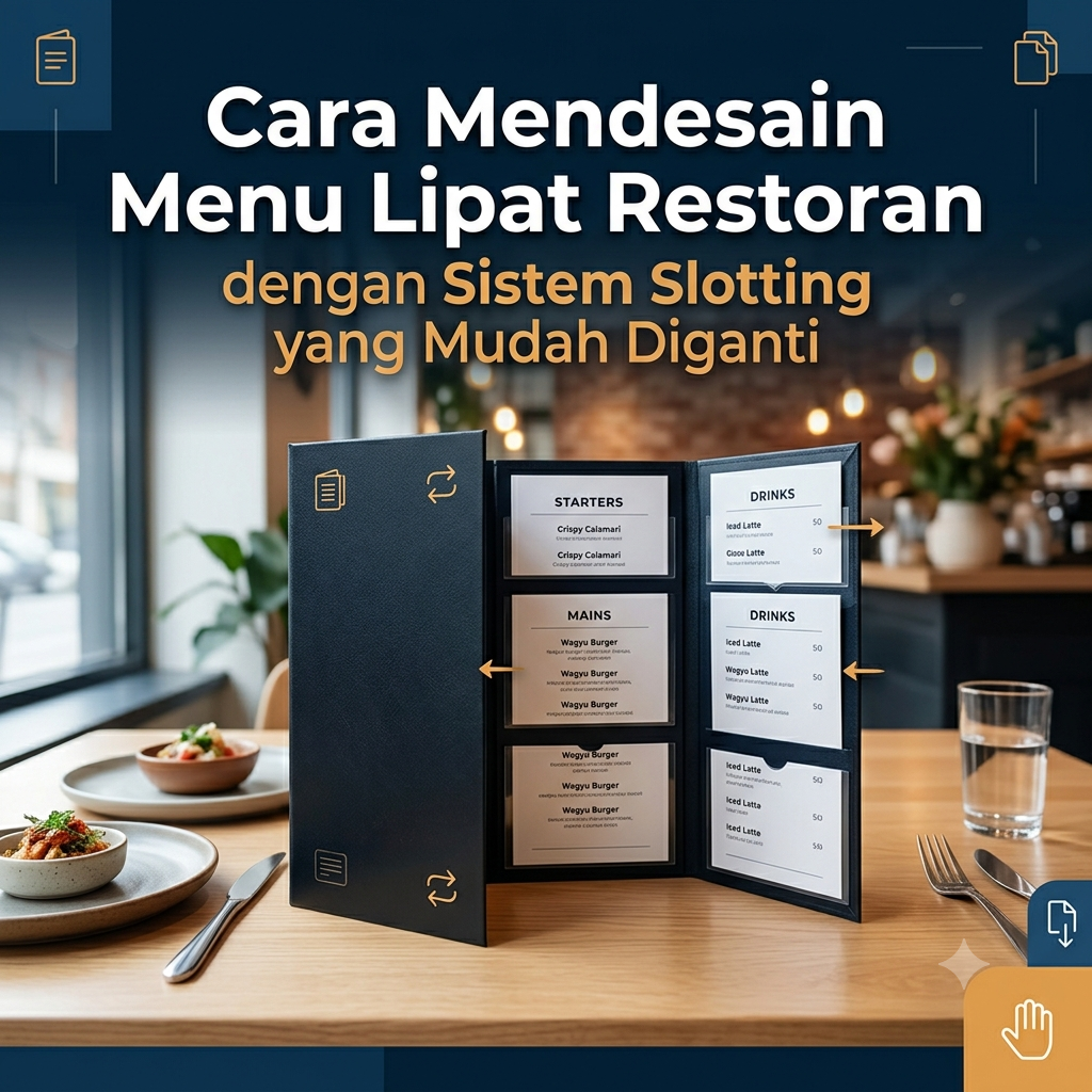 Cara Mendesain Menu Lipat Restoran