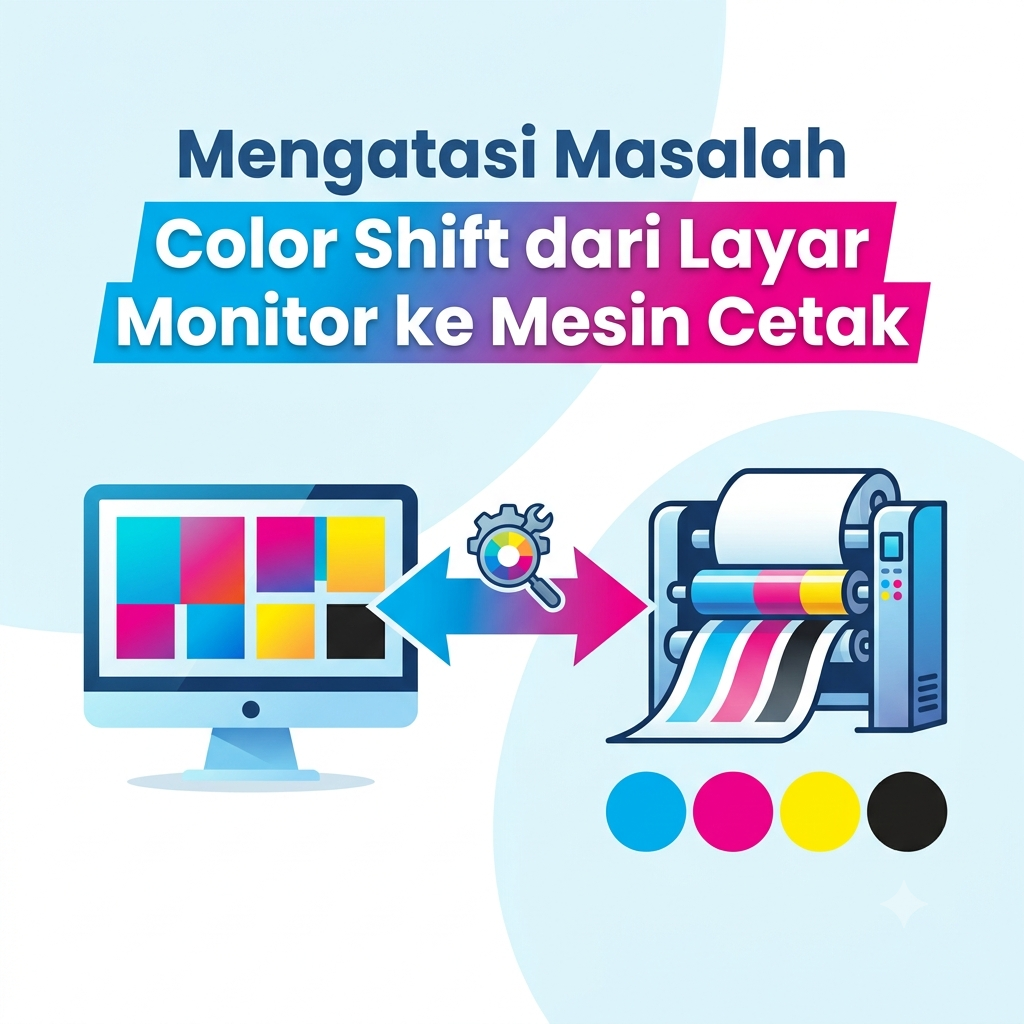 Mengatasi Masalah Color Shift dari Layar Monitor ke Mesin Cetak