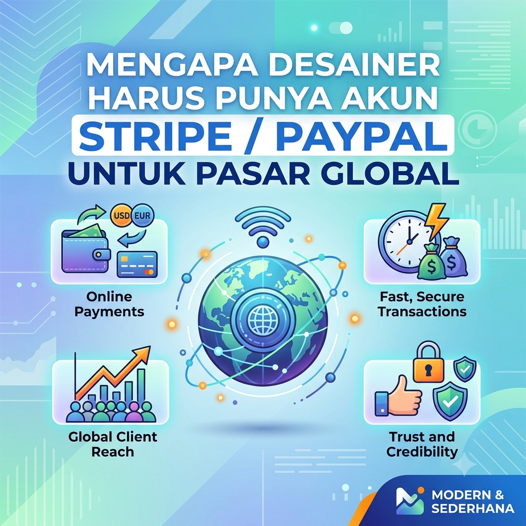 Mengapa Desainer Harus Punya Akun Stripe/PayPal untuk Pasar