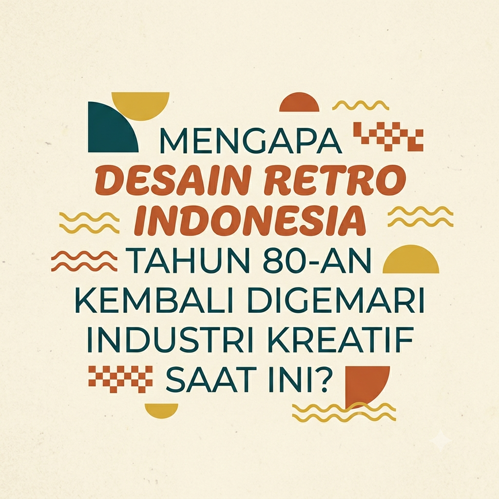 Indonesia Tahun 80-an Kembali Digemari Industri Kreatif Saat Ini