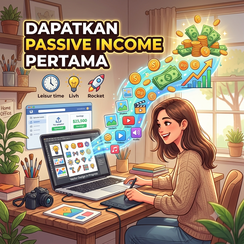 Isi Waktu Luang Buat Aset Microstock: Dapatkan Passive
