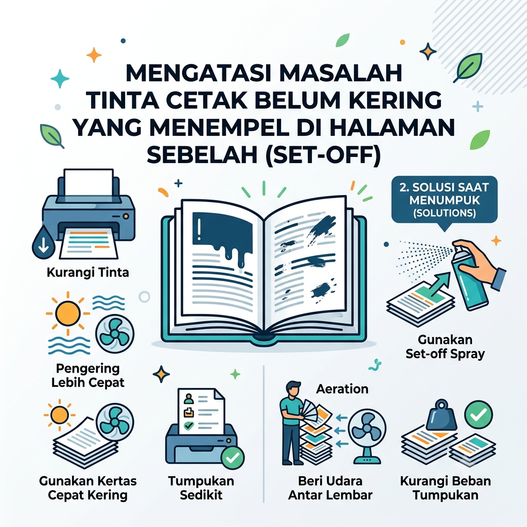Mengatasi Masalah Tinta Cetak Belum Kering yang Menempel