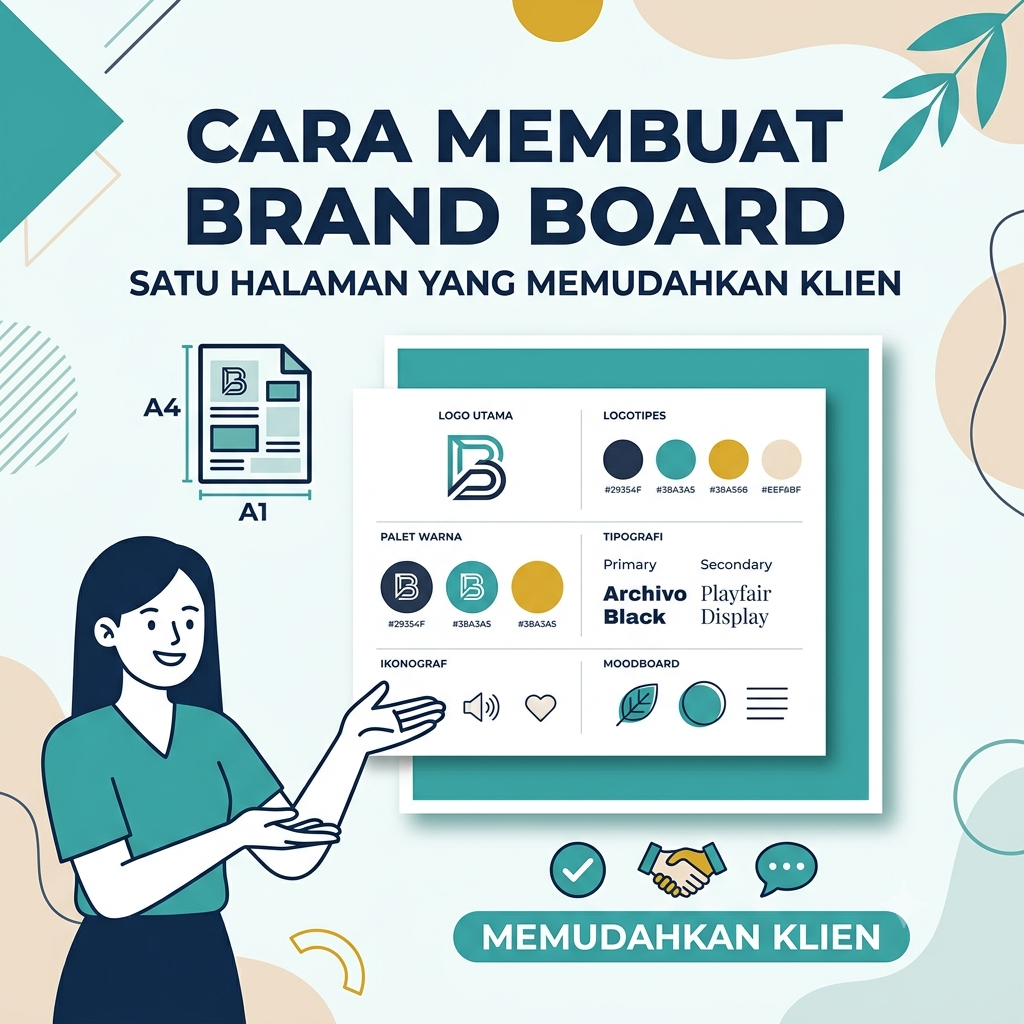 Membuat Brand Board Satu Halaman yang Memudahkan Klien